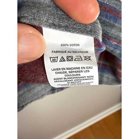 L.L. Bean Chamois Cloth Shirt, Traditional Fit Flannel Men’s L - Picture 7 of 7